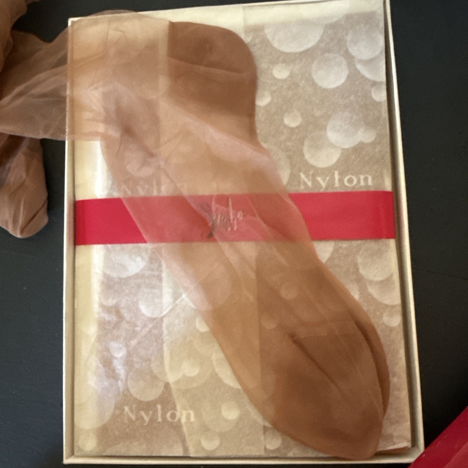 1 Box w/3 Pair NOS Vintage 10 1/2 Seamless Stockings Sheer 4th Pair Opened