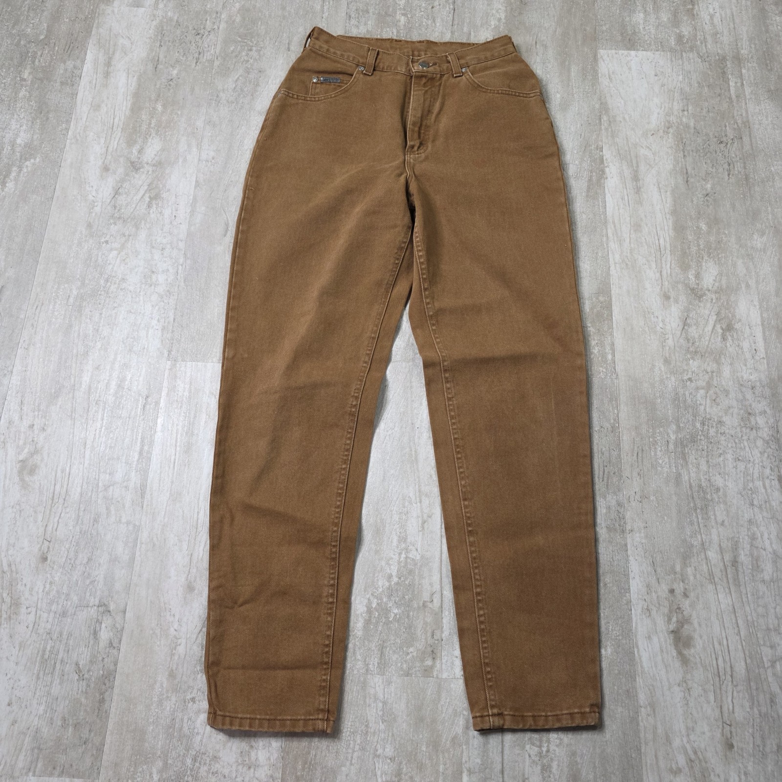 Vintage LEE Rivited Brown Denim Jeans Size 10 Medium