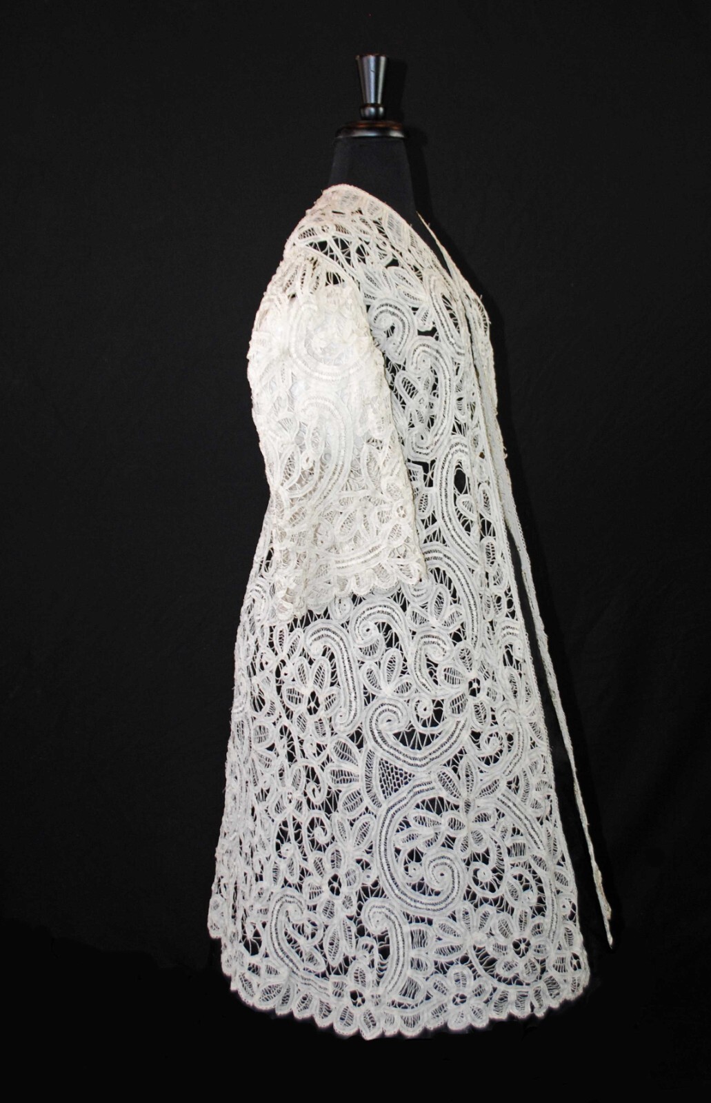 EDWARDIAN BATTENBURG TAPE LACE COAT 1915