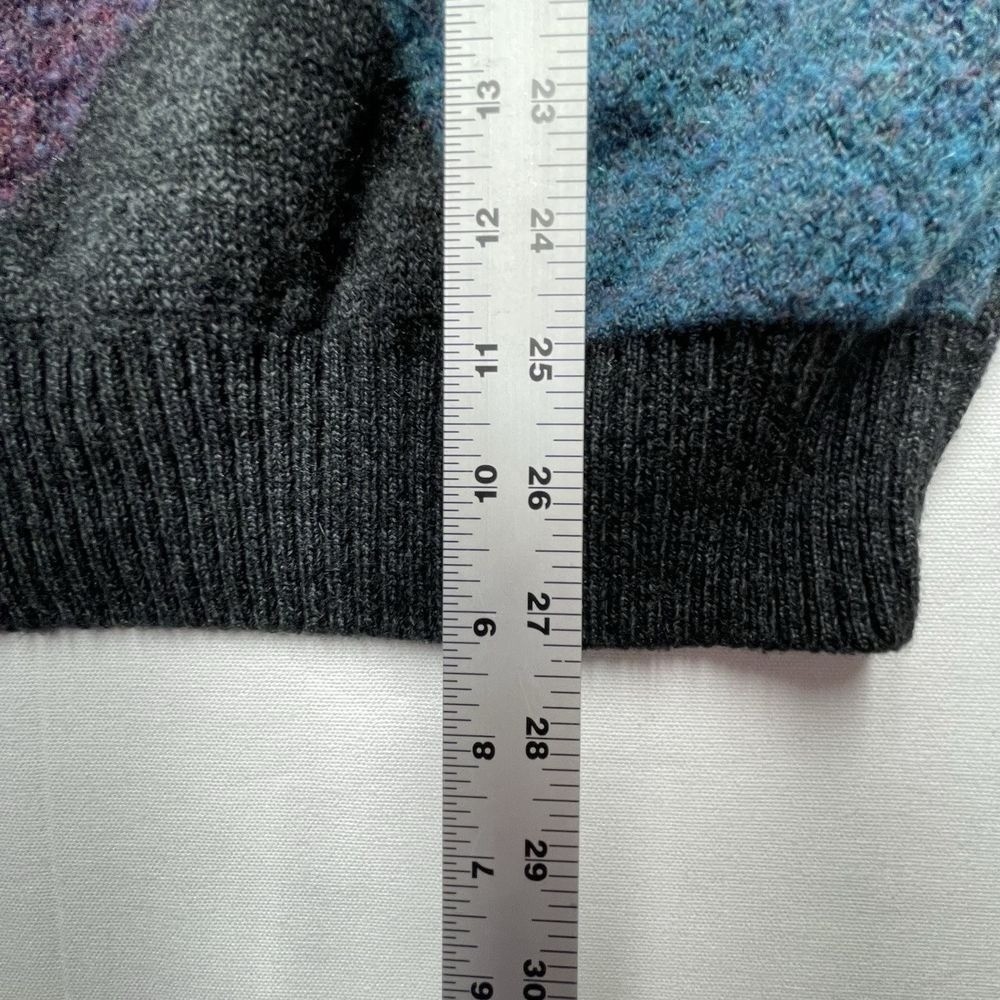 VTG Mayser Multicolor Geometric Sweater Women’s Large Wool Alpaca Mohair Blend