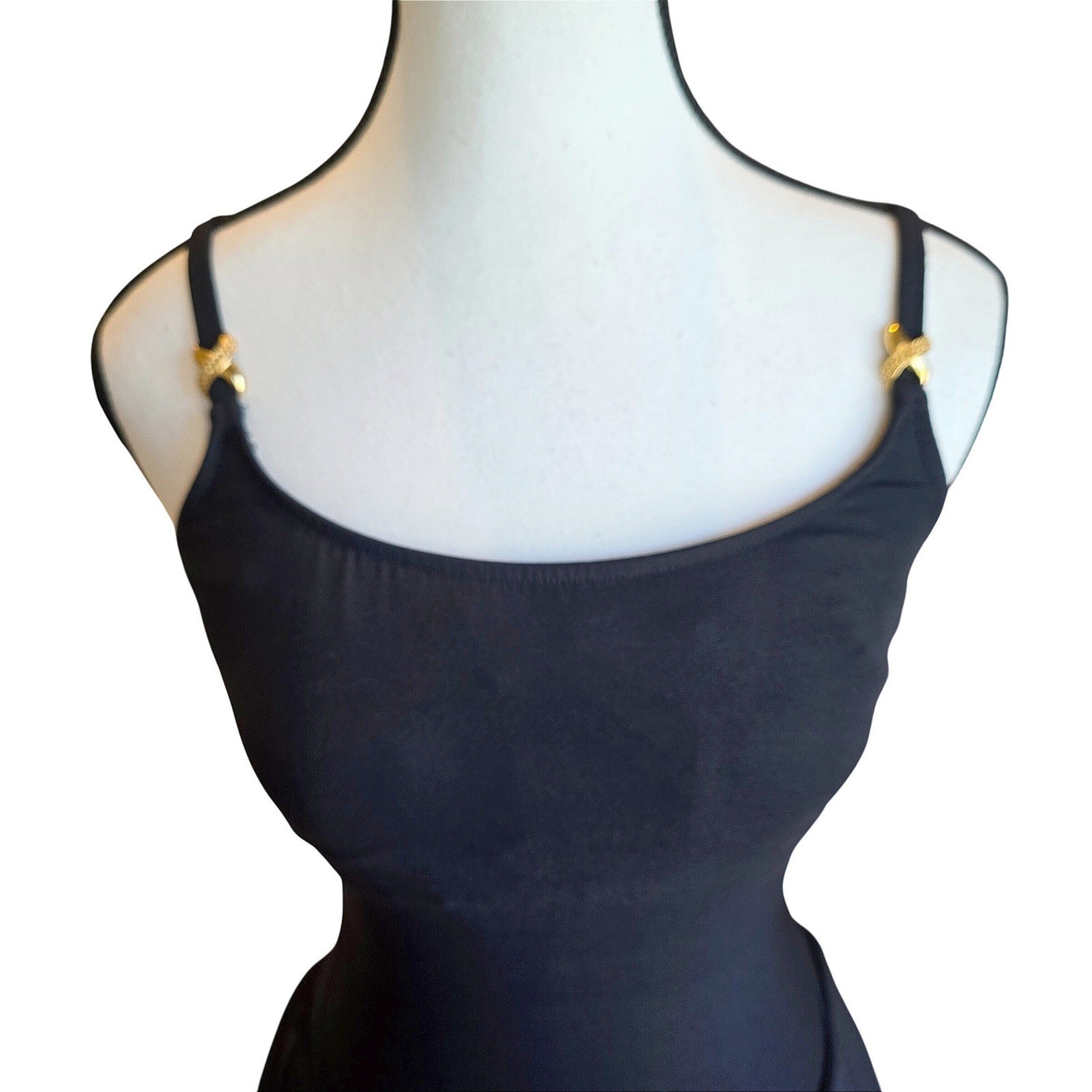 Vtg 1990s UNITE! Union Made Skirted Swimsuit One Piece Leotard Dress 12 Shaper