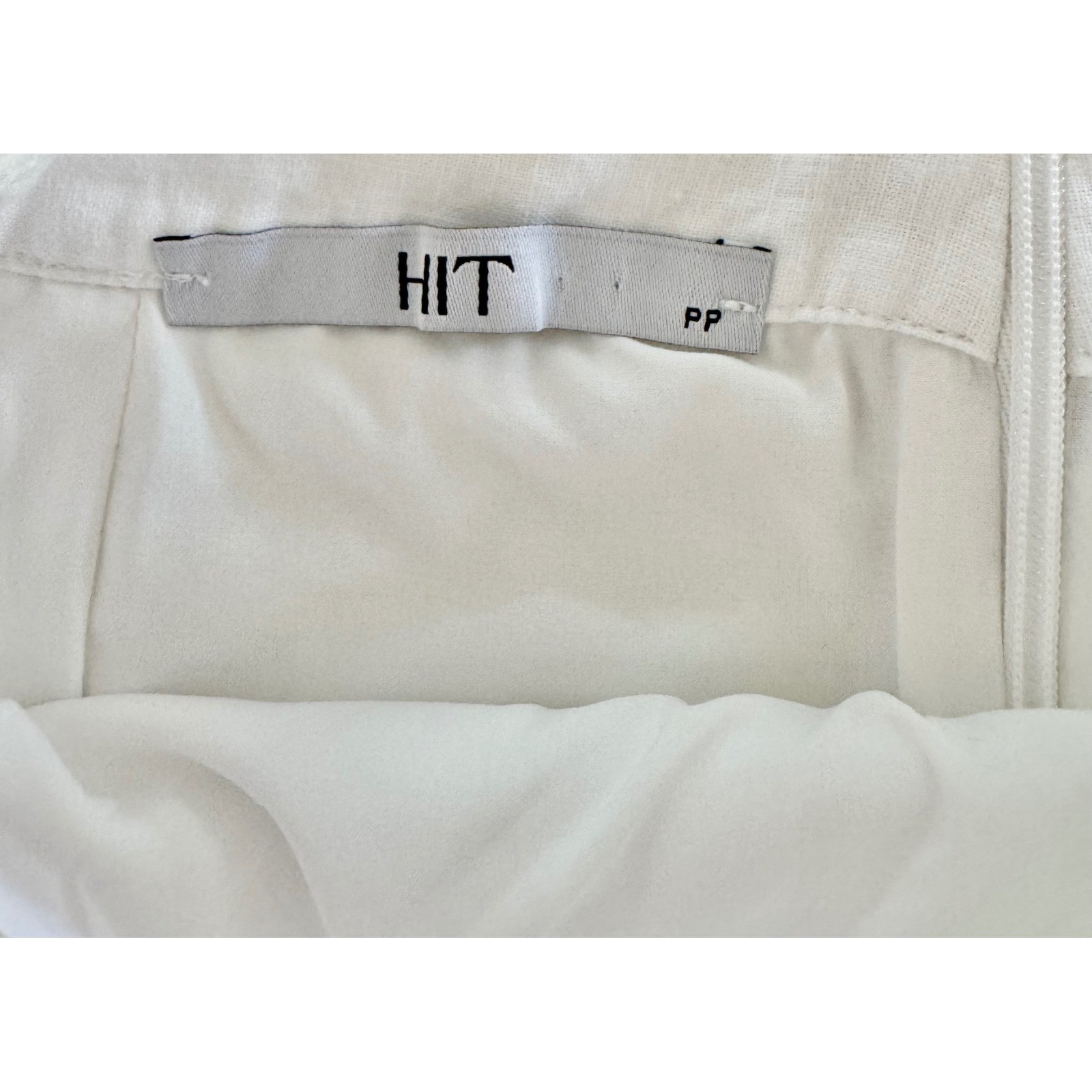 Two Piece Set Womens PP White Linen One Shoulder Puff Top Ruched Mini Skirt