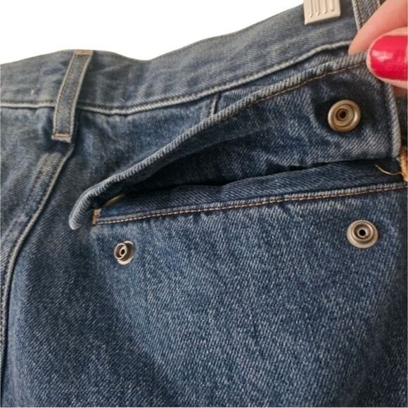 Denim Forum By Aritzia 90s Millie High Rise Cargo Wide Leg Jeans, Size 24