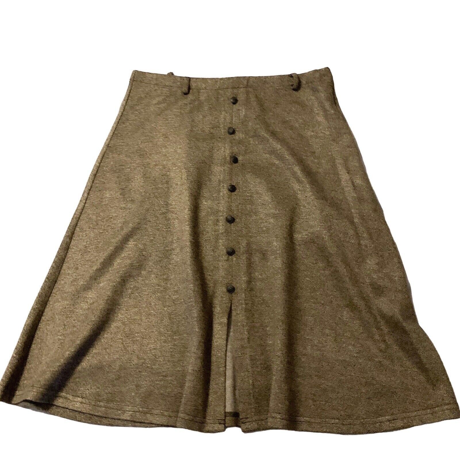 Vintage DonnKenny Sweater & Skirt (2-pc) Set MED Bronze Shimmer Soft Acrylic USA