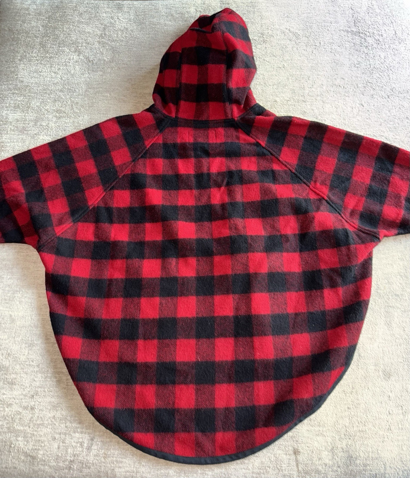 Vintage Women’s Woolrich Red Riding Hood Cape Shawl Made In USA Size L