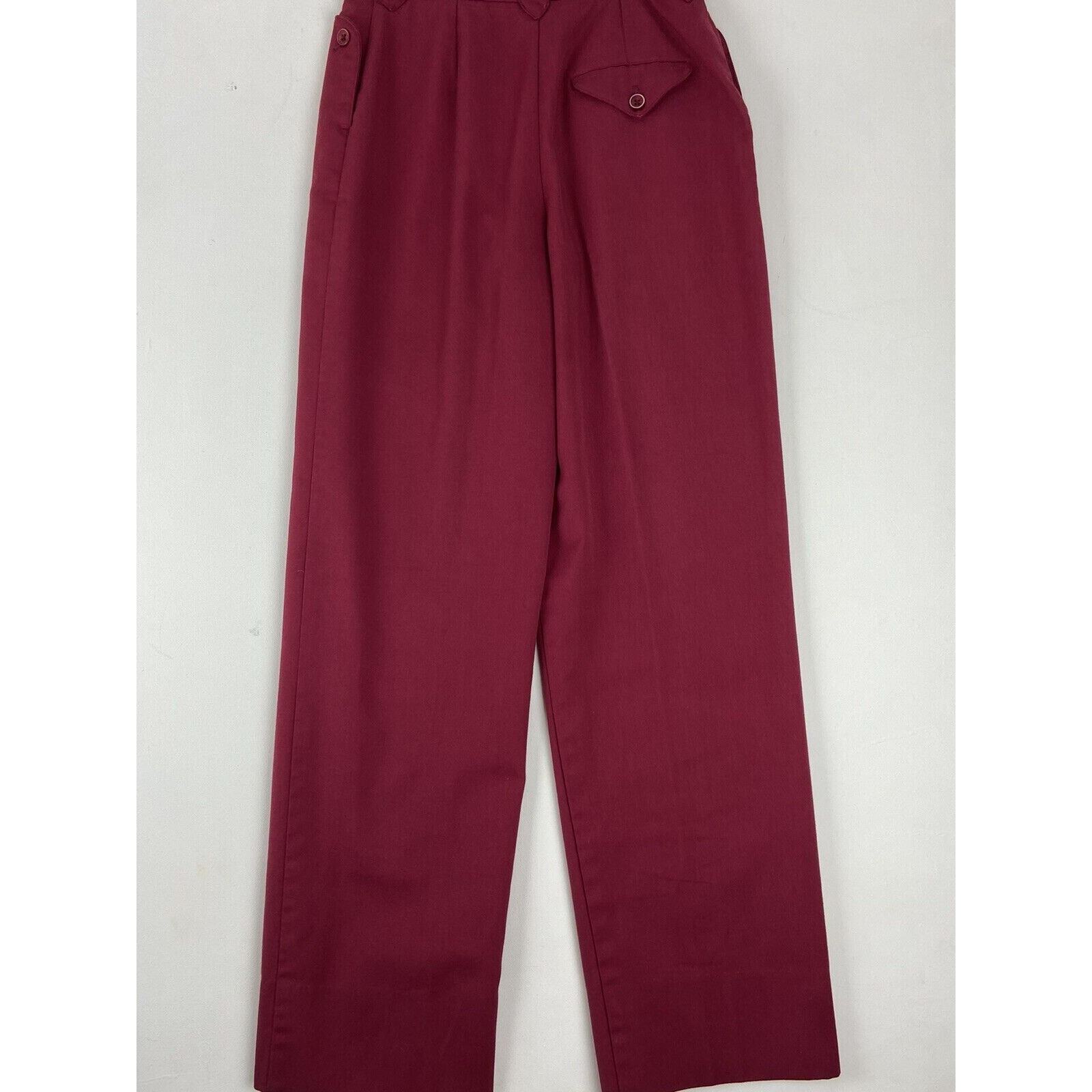 Vintage Hunt Club Red Tailored Pants Sz9 (sku151)