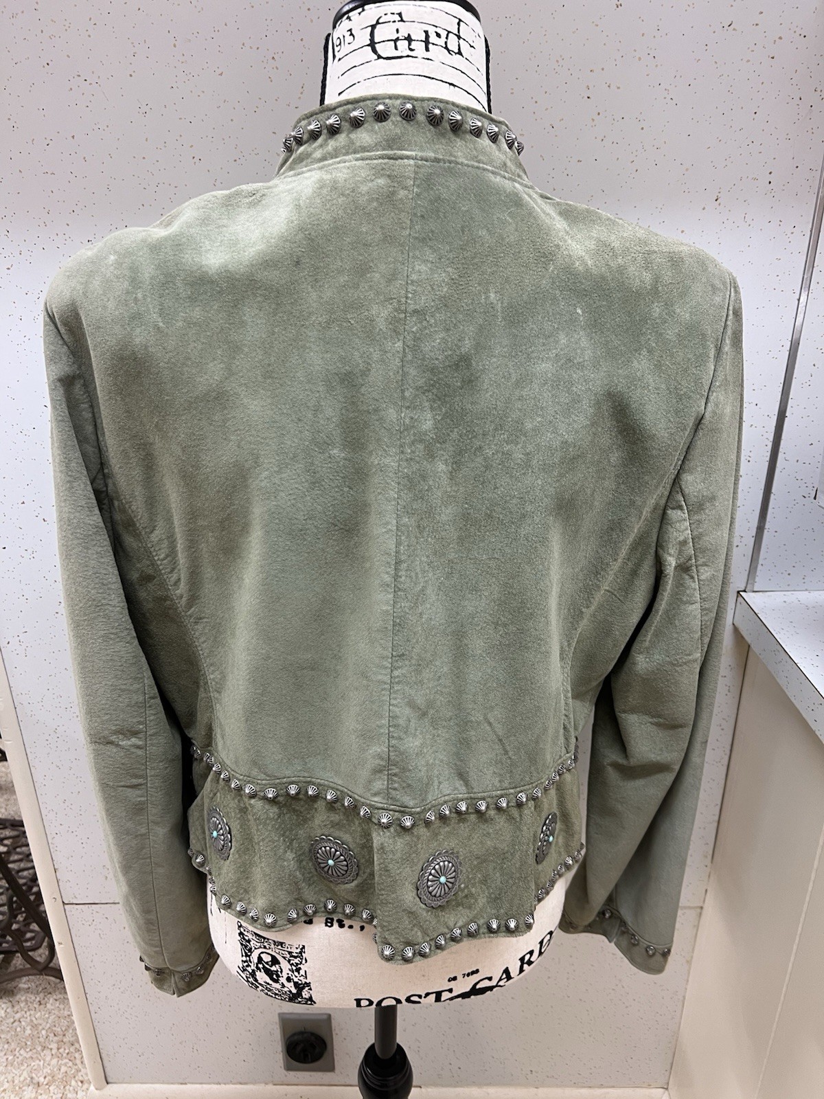 🔥Beautiful Vintage Western Leather “Double D Ranch” Jacket And Under Shirt