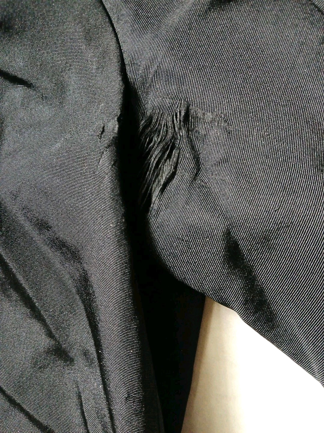 ANTIQUE VICTORIAN BLOUSE JACKET HANDMADE LACE BEAD HIGH NECK METAL TOP HOOKS BLK