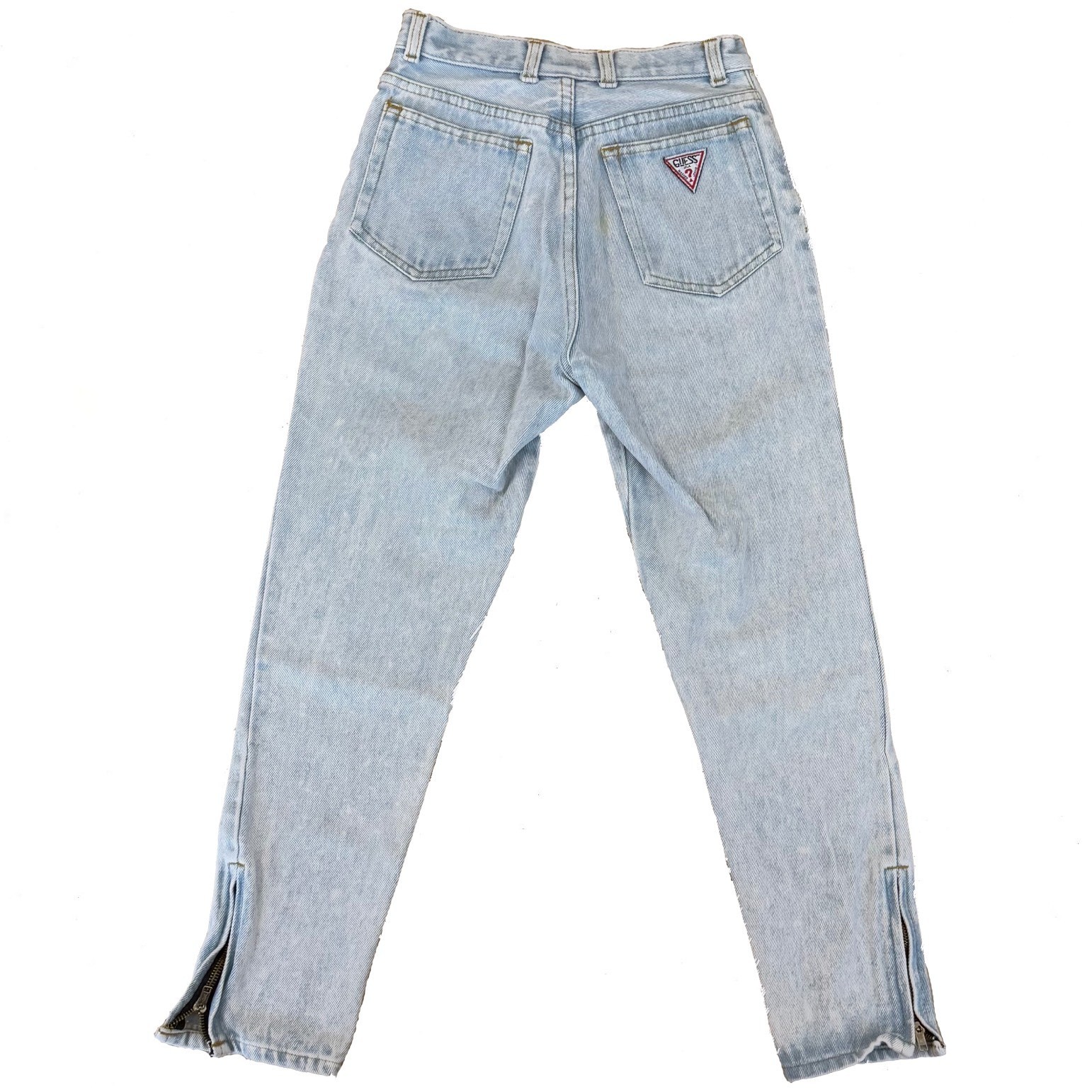 Vintage (c. 1990s) Georges Marciano for Guess Jeans Cut 09827 Zippered Ankles