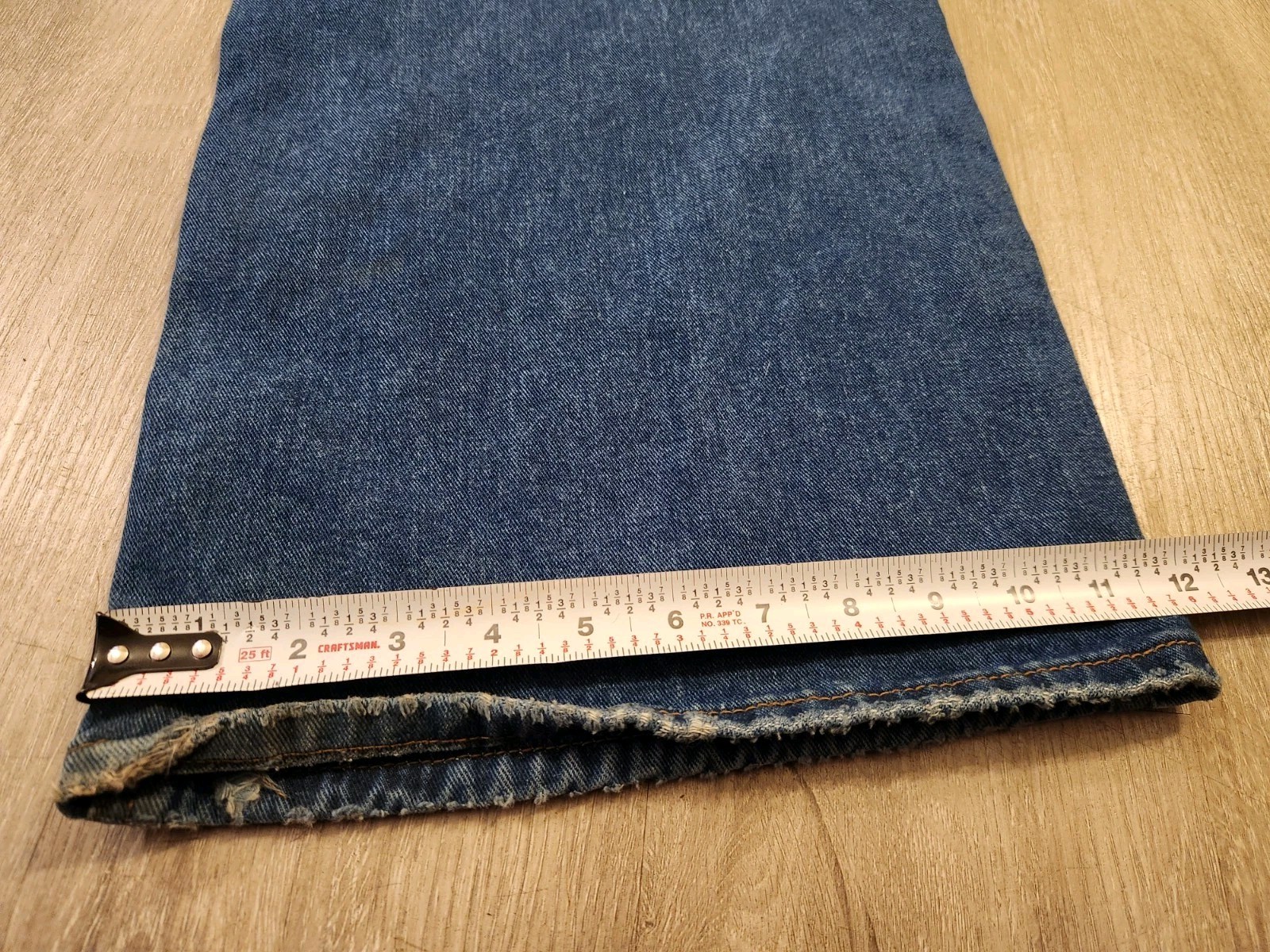 Vintage Von Dutch Jeans Denim Wide Leg Size 7 Y2K Skater Baggy 28×30