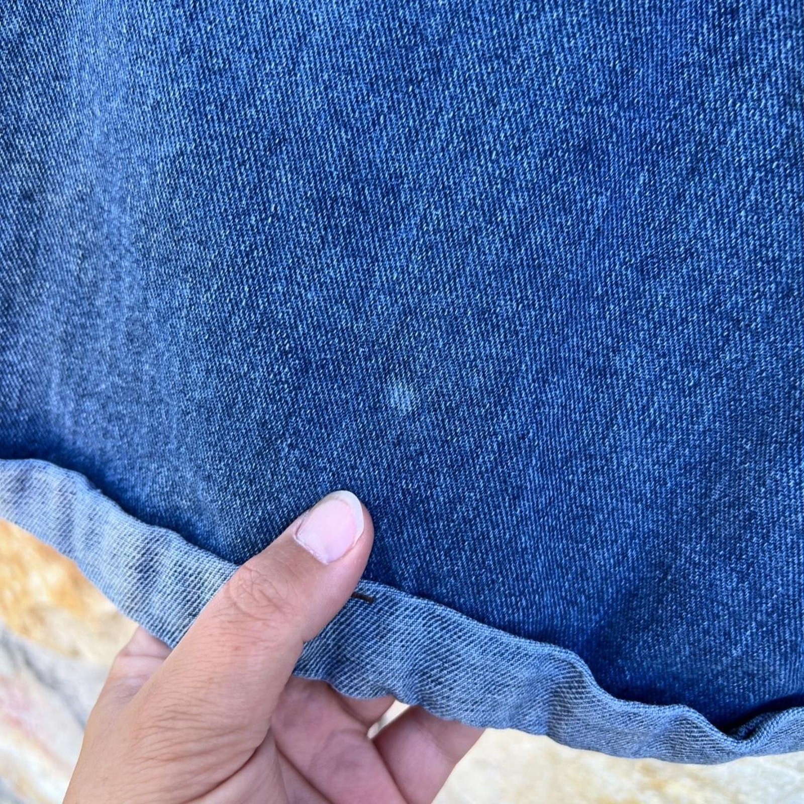 Vintage 90s denim high rise mom shorts RIDERS SIZE 8