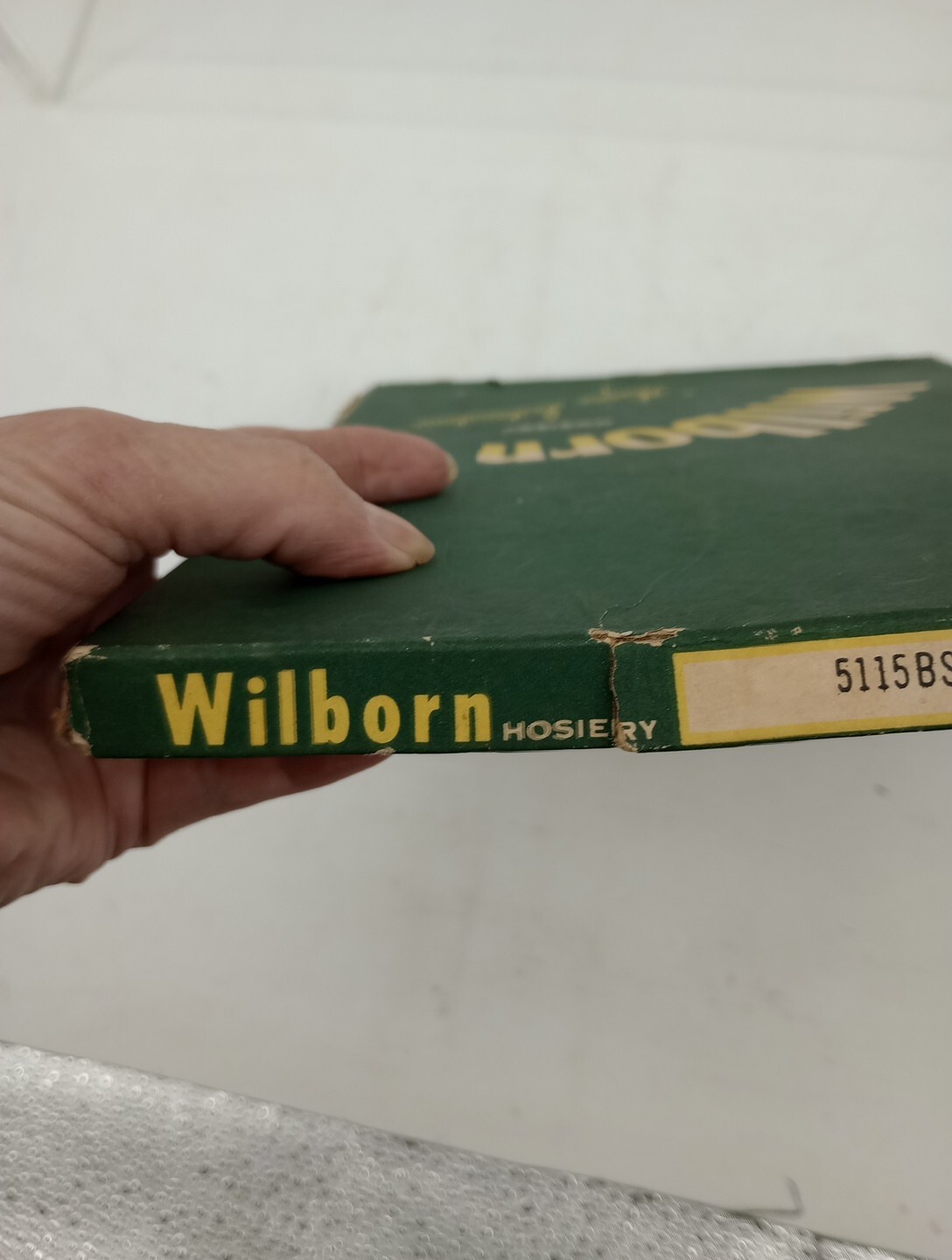 Vtg WILBORN Exquisite Hosiery Size 9 Soft Beige L29 Full Fashioned Orig Box Read