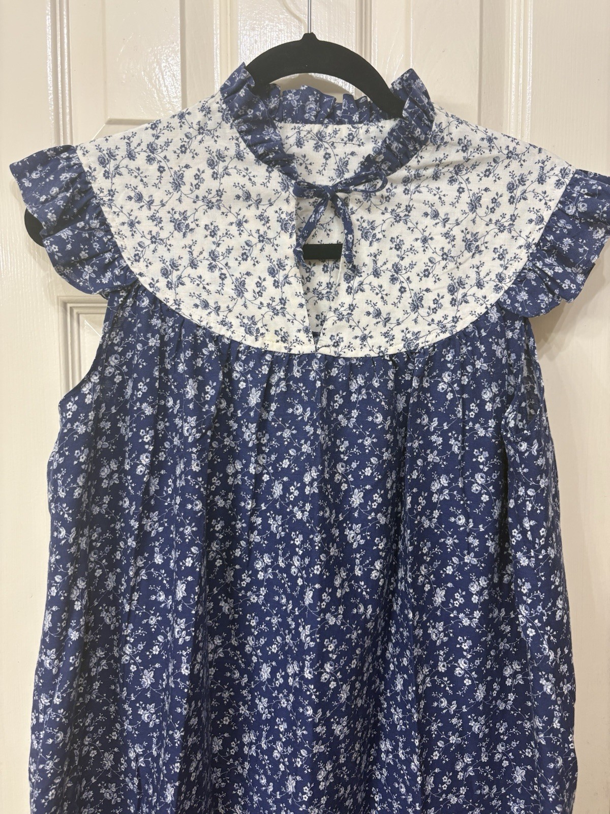 Women’s Floral Prairie Cottagcore Nightgown Dress 70s/80s Prop Costume VTG L