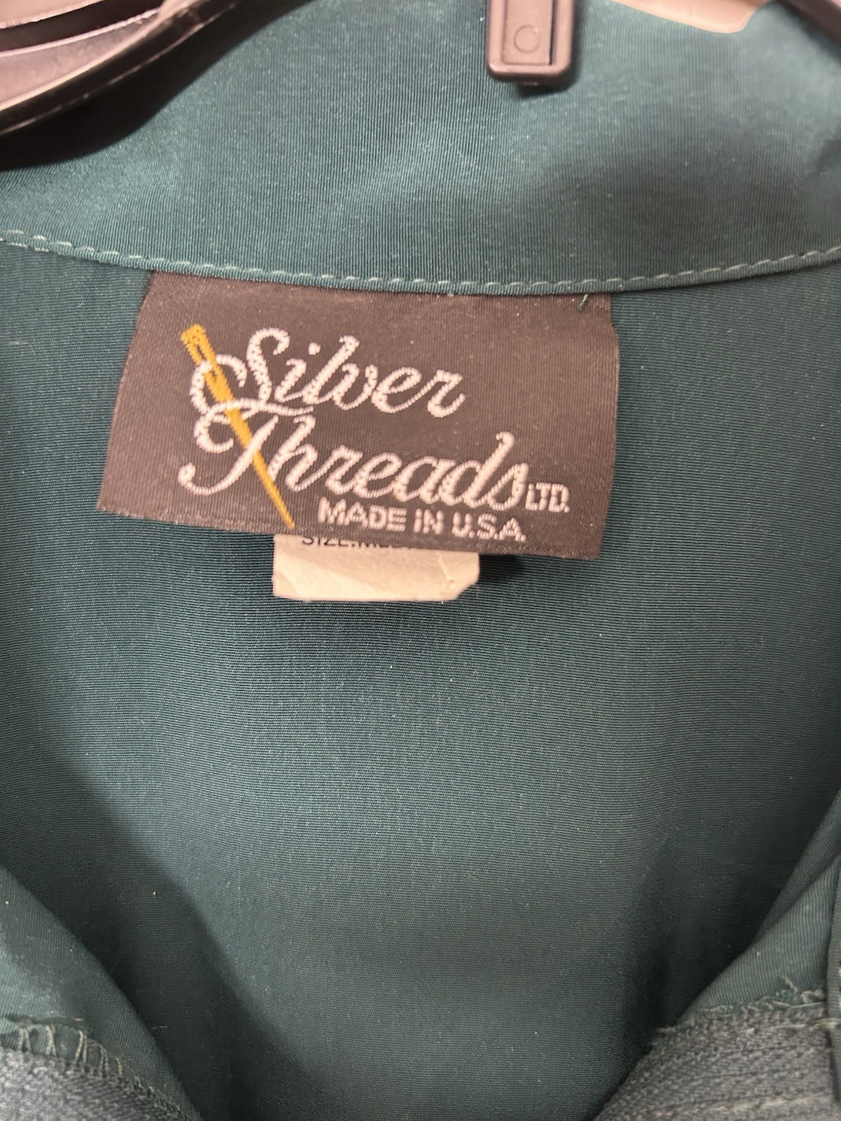 Silver Threads Vintage Jacket & Pants Set 80’s Emerald Green Size Medium Woman’s