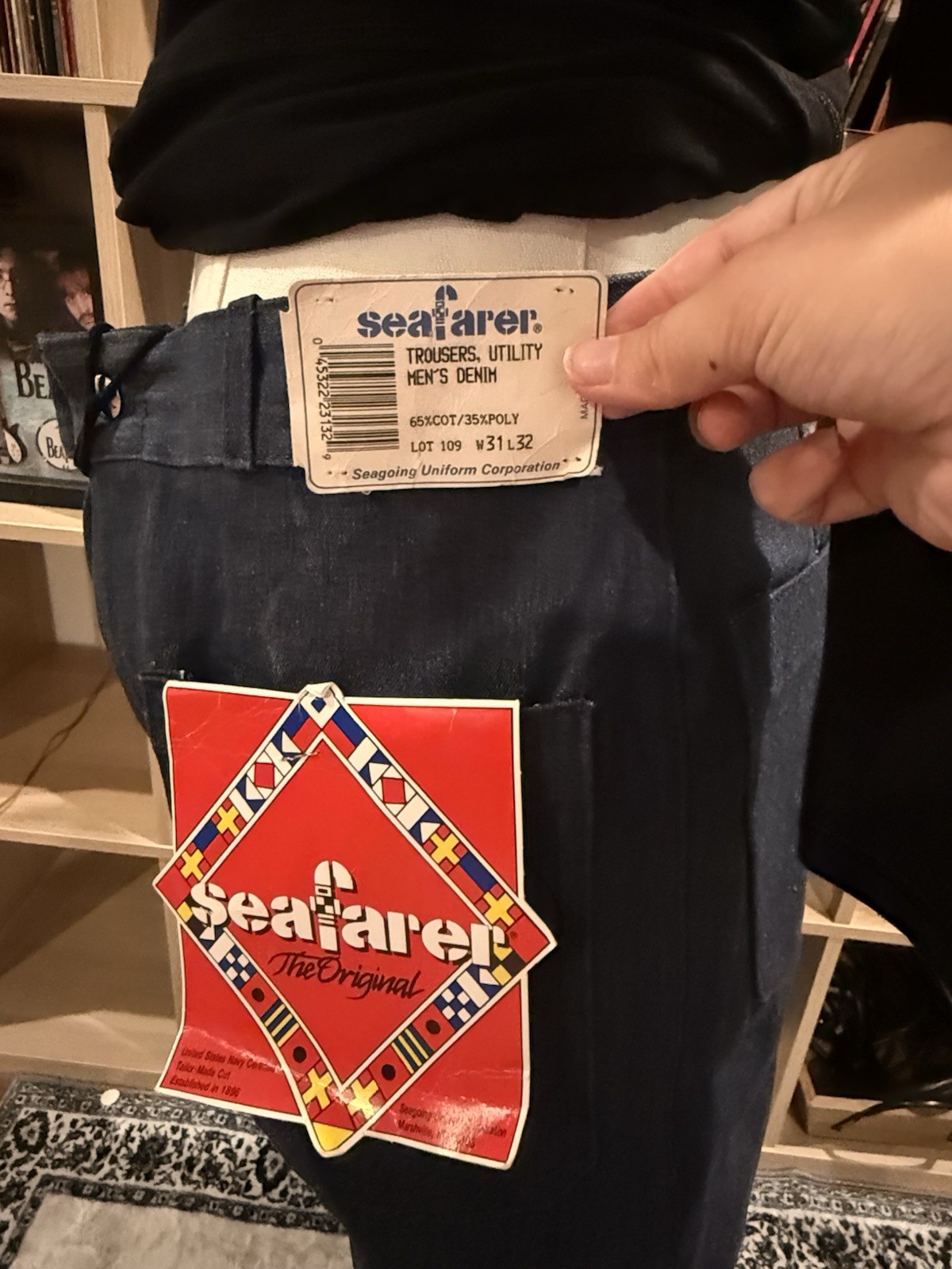 Vintage 1970s Seafarer Bell Bottom jeans. New with tags