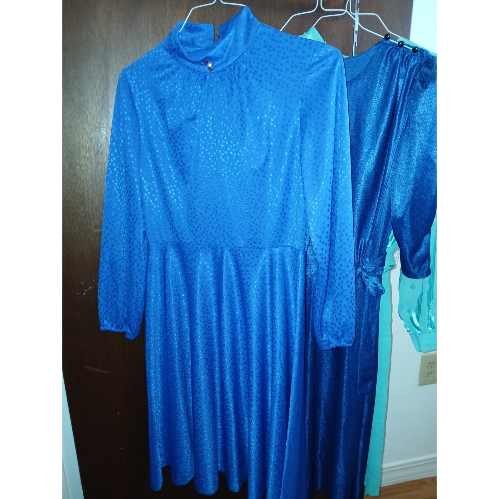 14pc VINTAGE 1970S 1980S LOT Cocktail Party Church Dresses Black Disco Med Large