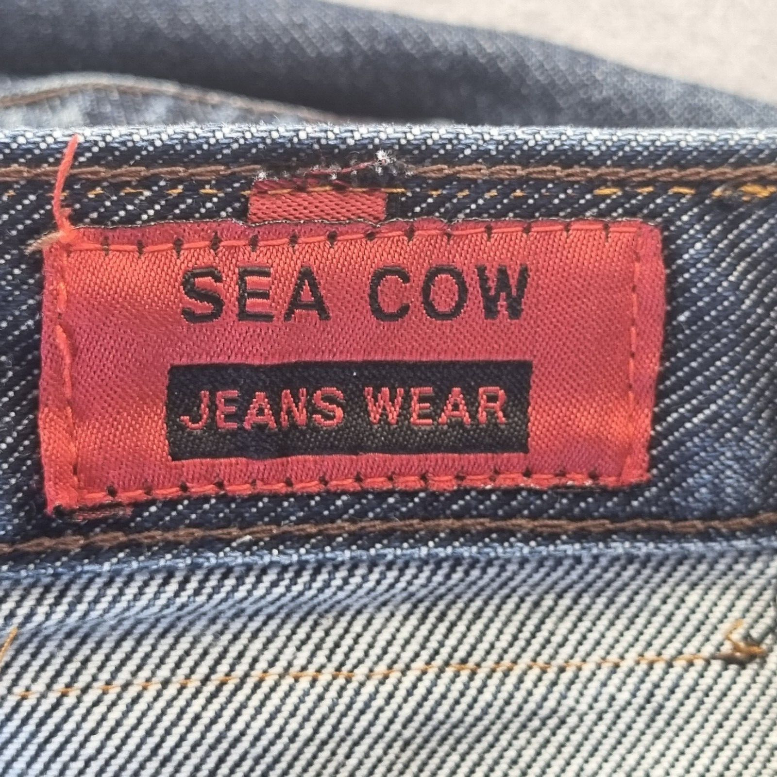 VINTAGE High Rise Blue Denim Jeans sZ 28″ Tall Girls Jeans Baggy Tapered leg