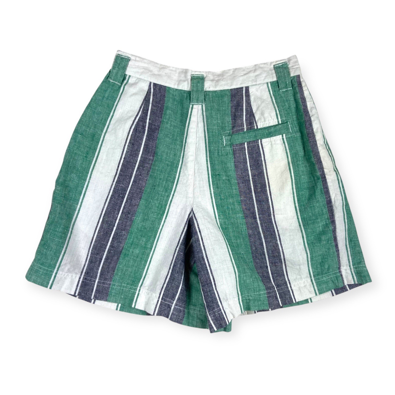 Essentials Sport Women’s VTG 80s 90s Striped High Waist Tapered Mom Shorts 6