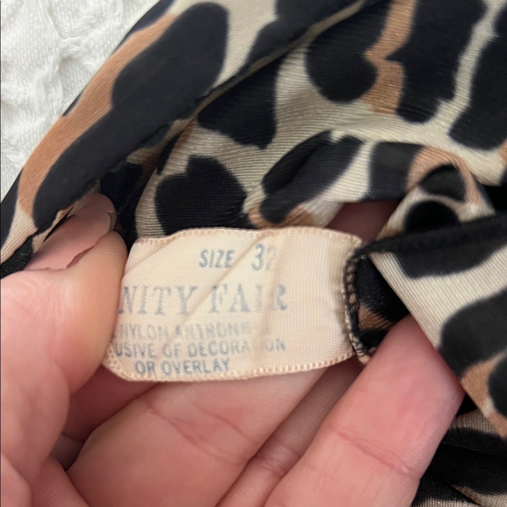 Gorgeous Vintage Vanity Fair Leopard Print Dress/dressing gown