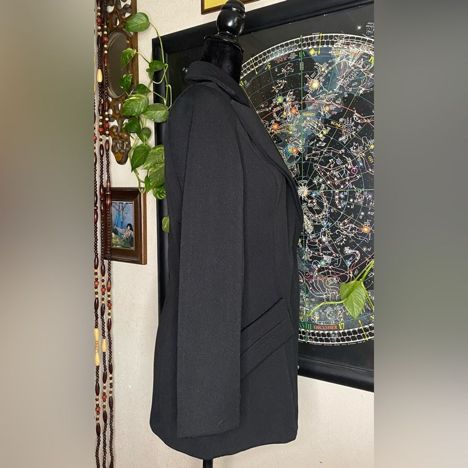 Vintage 1970’s First Edition Dallas Polyester Blazer. Rad Pointed collar! S/M