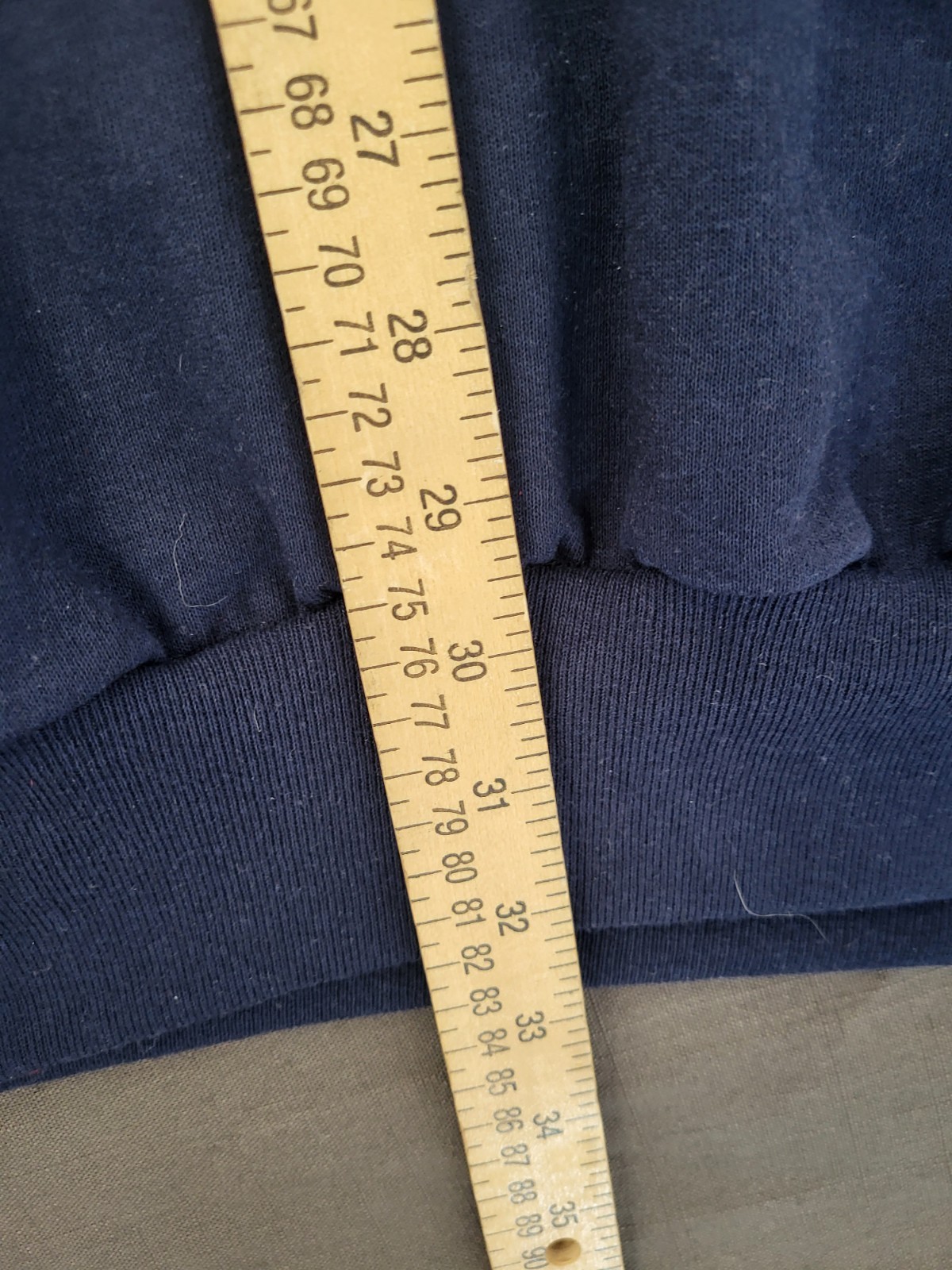 Vtg Sweatshirt M & C Sportswear 2X 48″ X 32″ Crewneck Blue Pullover