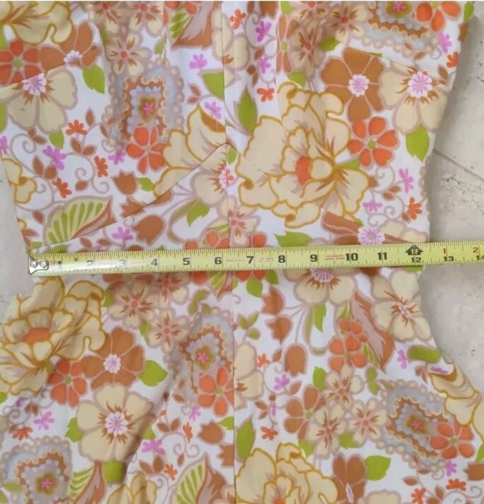 Vintage It’s Better Floral Print Retro 1970s Maxi Dress 🌸🌼
