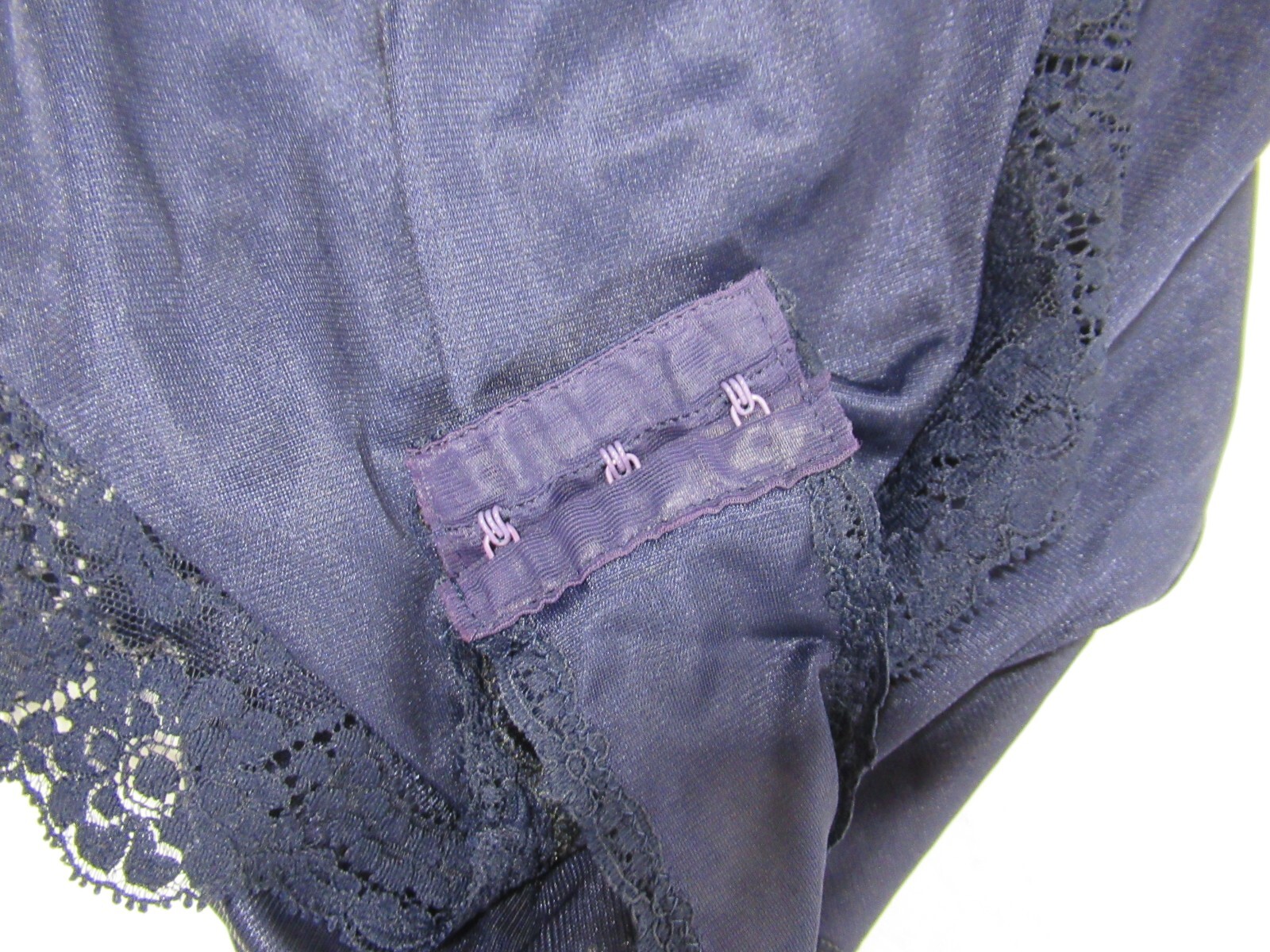 Vintage Vassarette Frilly Lace & Satin Strapless Teddy Size 34 Bodysuit Romper