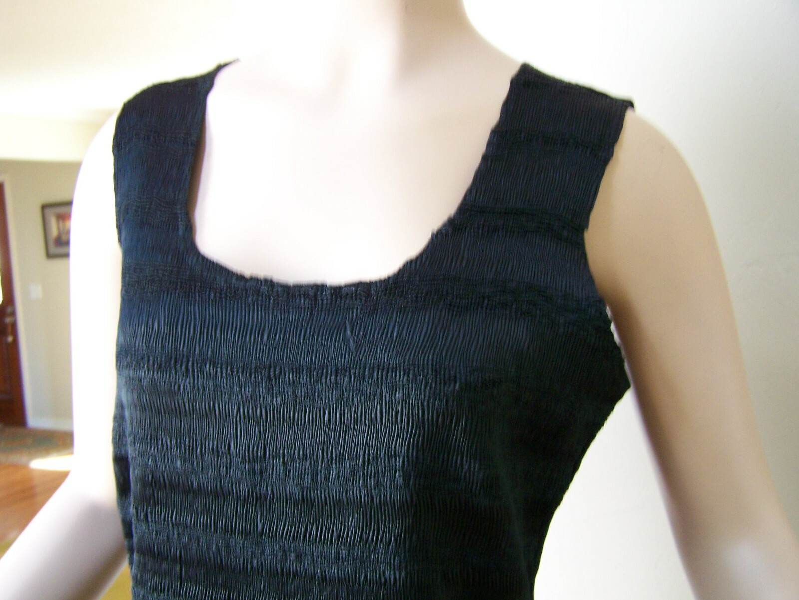 ALBERTO MAKALI 2 PIECE BLACK JACKET SHELL SET KRINKLE POLYESTER BLEND LARGE L
