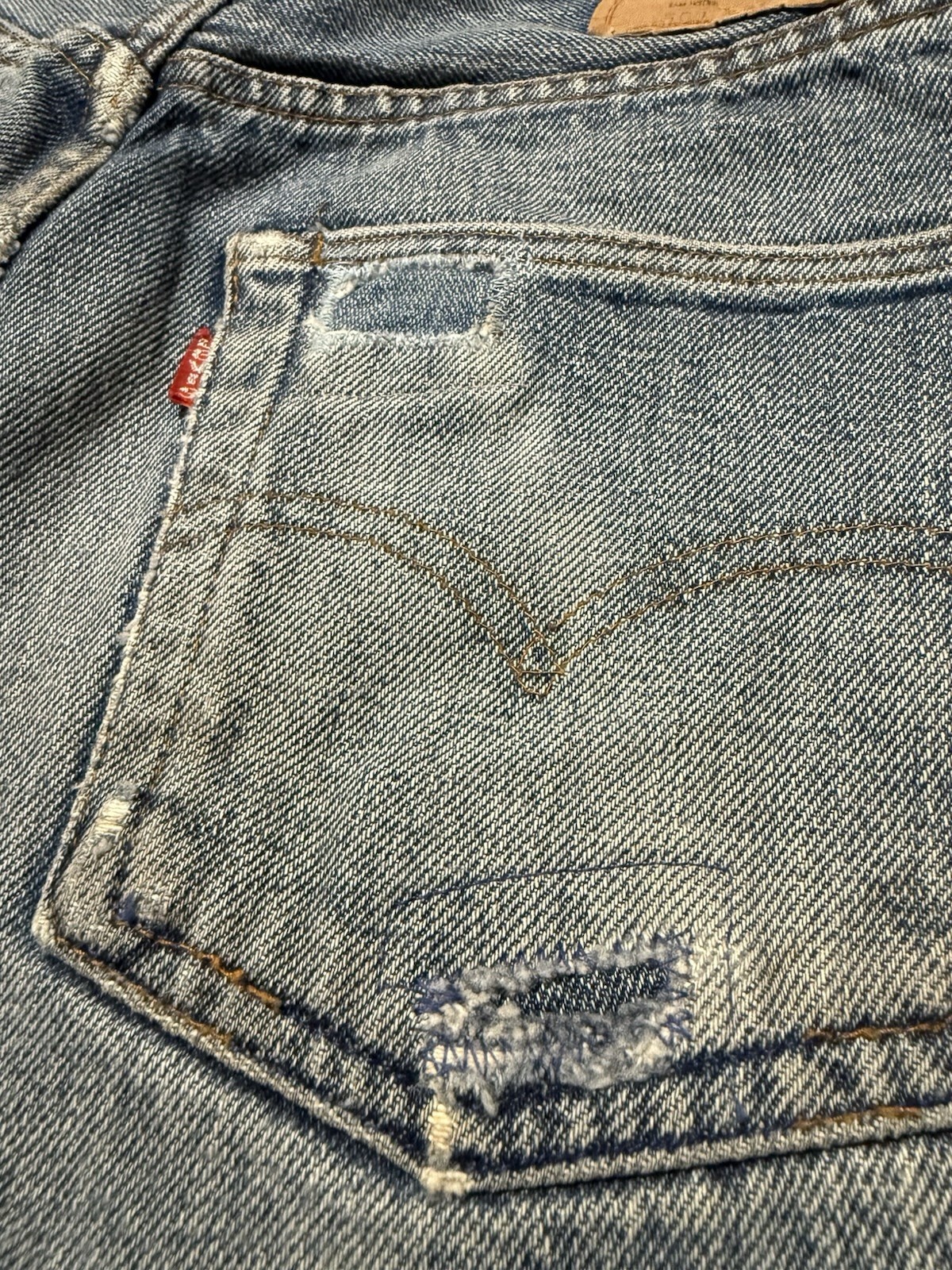 Vintage 70s/80s Levi’s 501 Redline Selvedge Cut-Off Denim Shorts – Made in USA