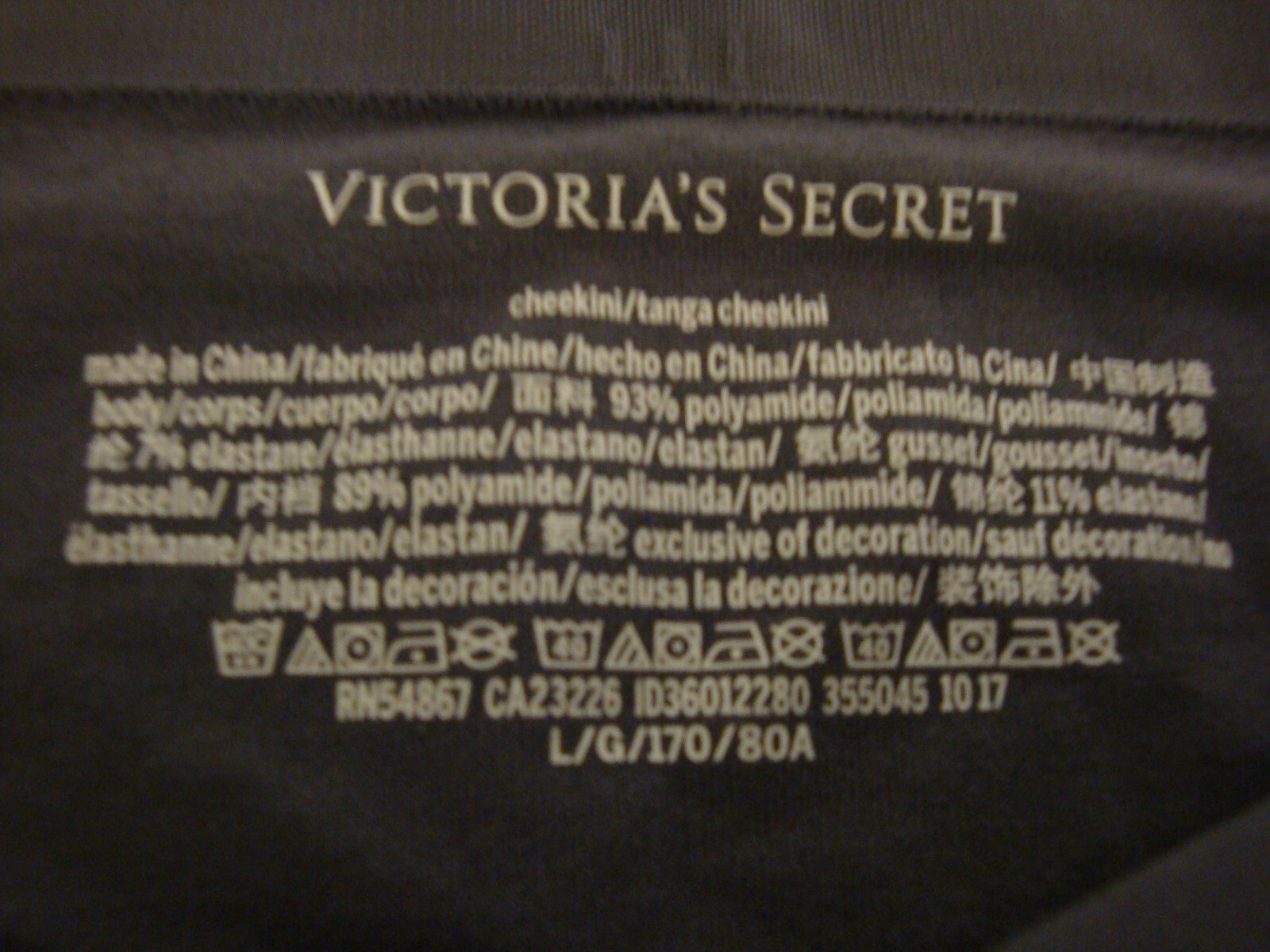 Lot of 6 Victoria’s Secret L Silky Smooth Bikini Cheeky Satin Hiphugger Cheekini