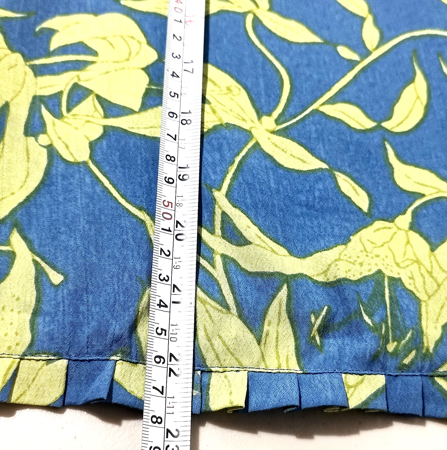 PUTUMAYO VTG Midi Skirt + Tank Top Set M Tropical Floral Beachy Pleated Hems