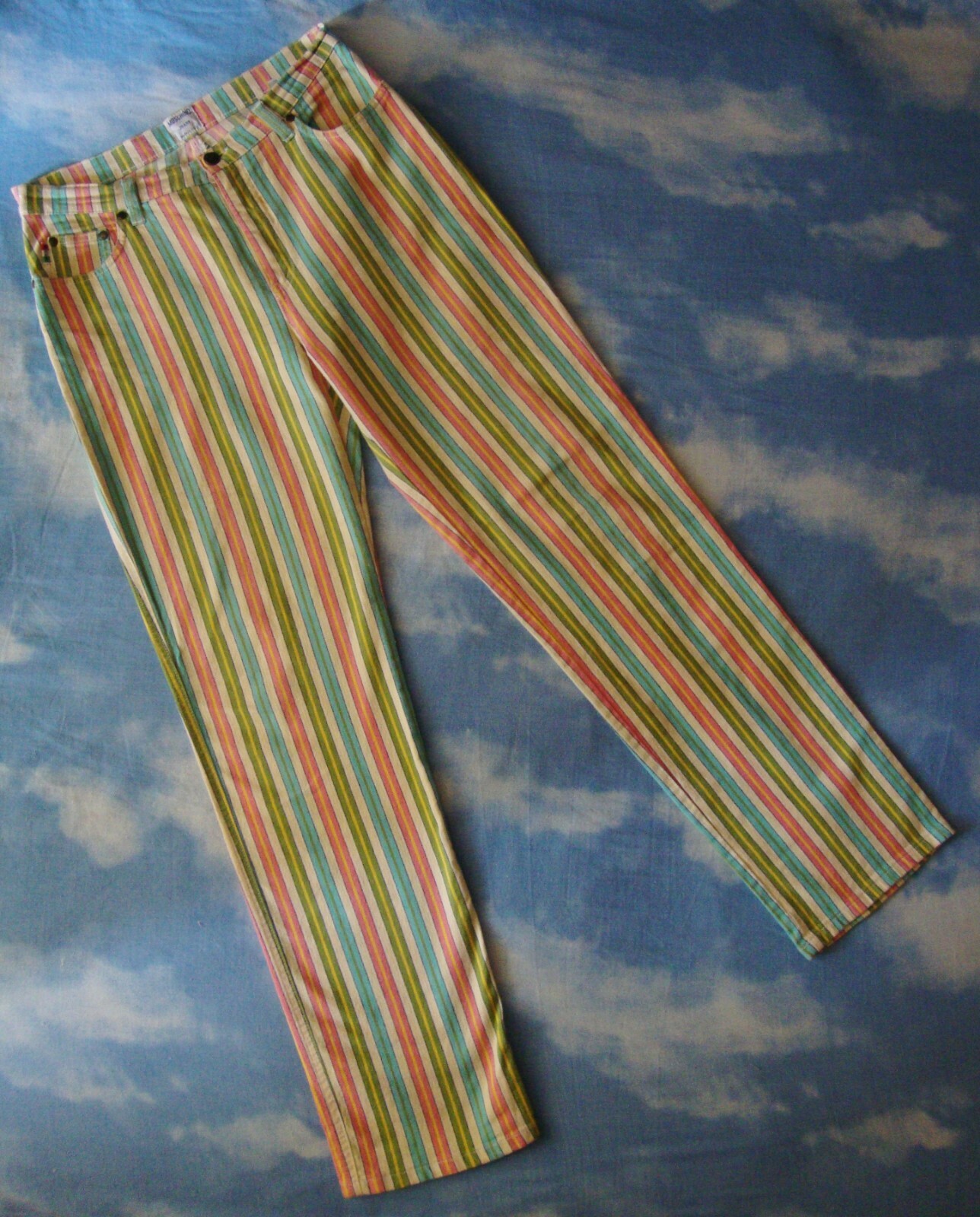 Vintage Woman MOSCHINO Jeans Made Italy TROUSERS Size 32-46 approx M/L RARE