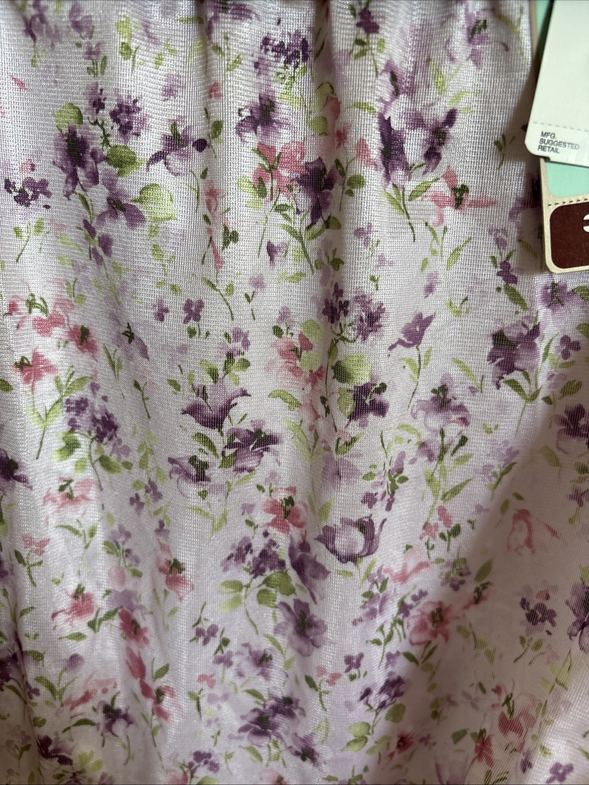vtg Vanity Fair purple Panties 15812 Brief Floral Granny sissy panties NWT 9