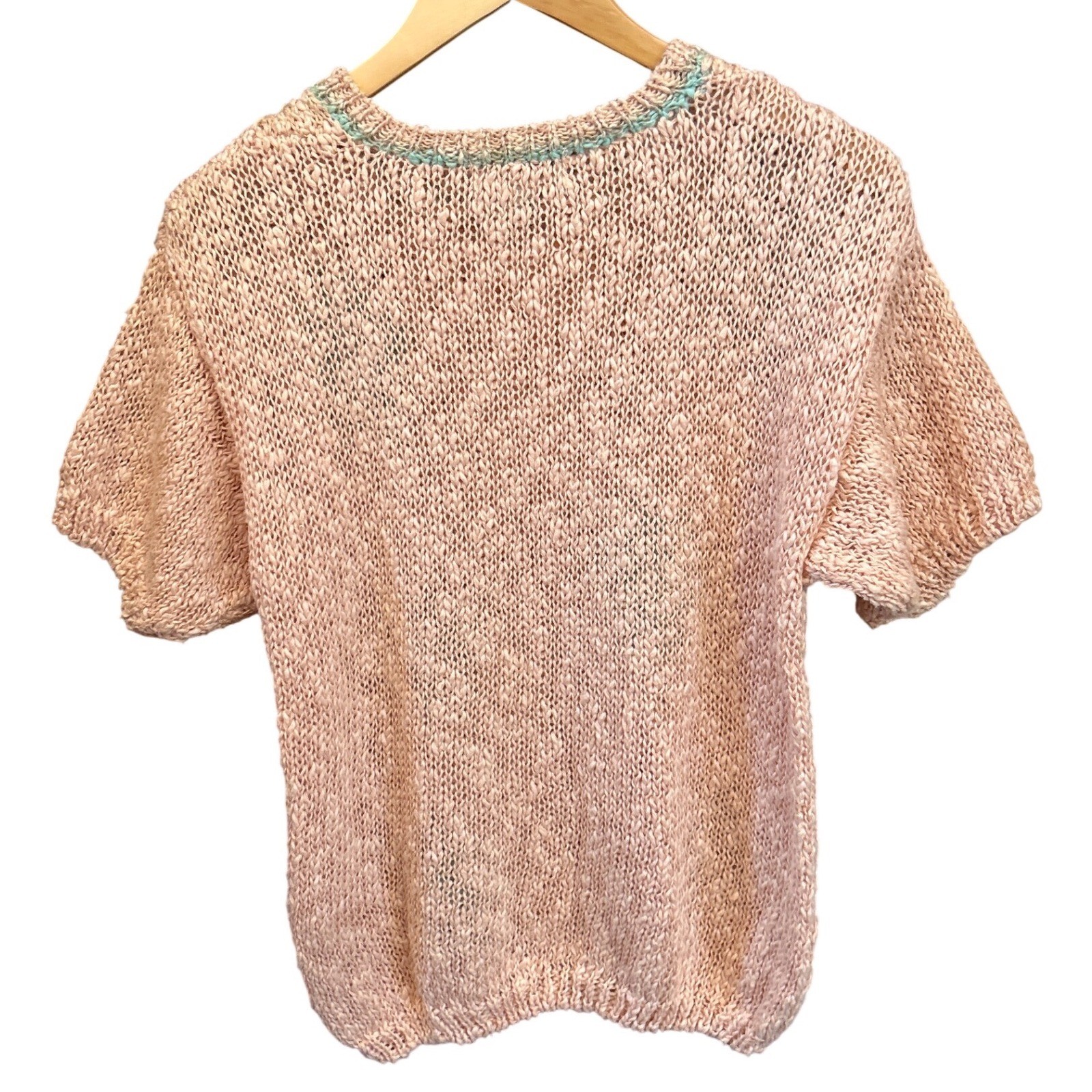 Vintage 90s Silvercord Sweater Cottagecore Grandmacore Preppy Soft Girl Coquette