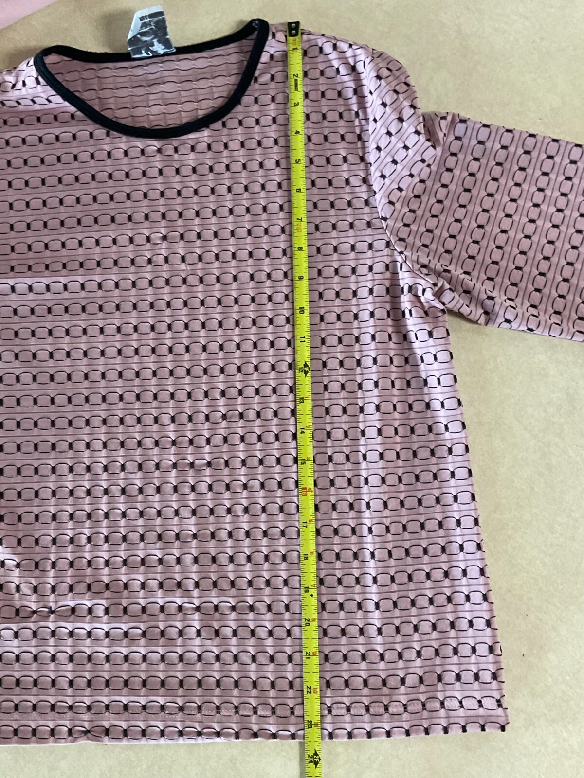 Vintage Pink w/Black Trim Jacket Set by Cafe Au Lait Made in Canada Size Medium