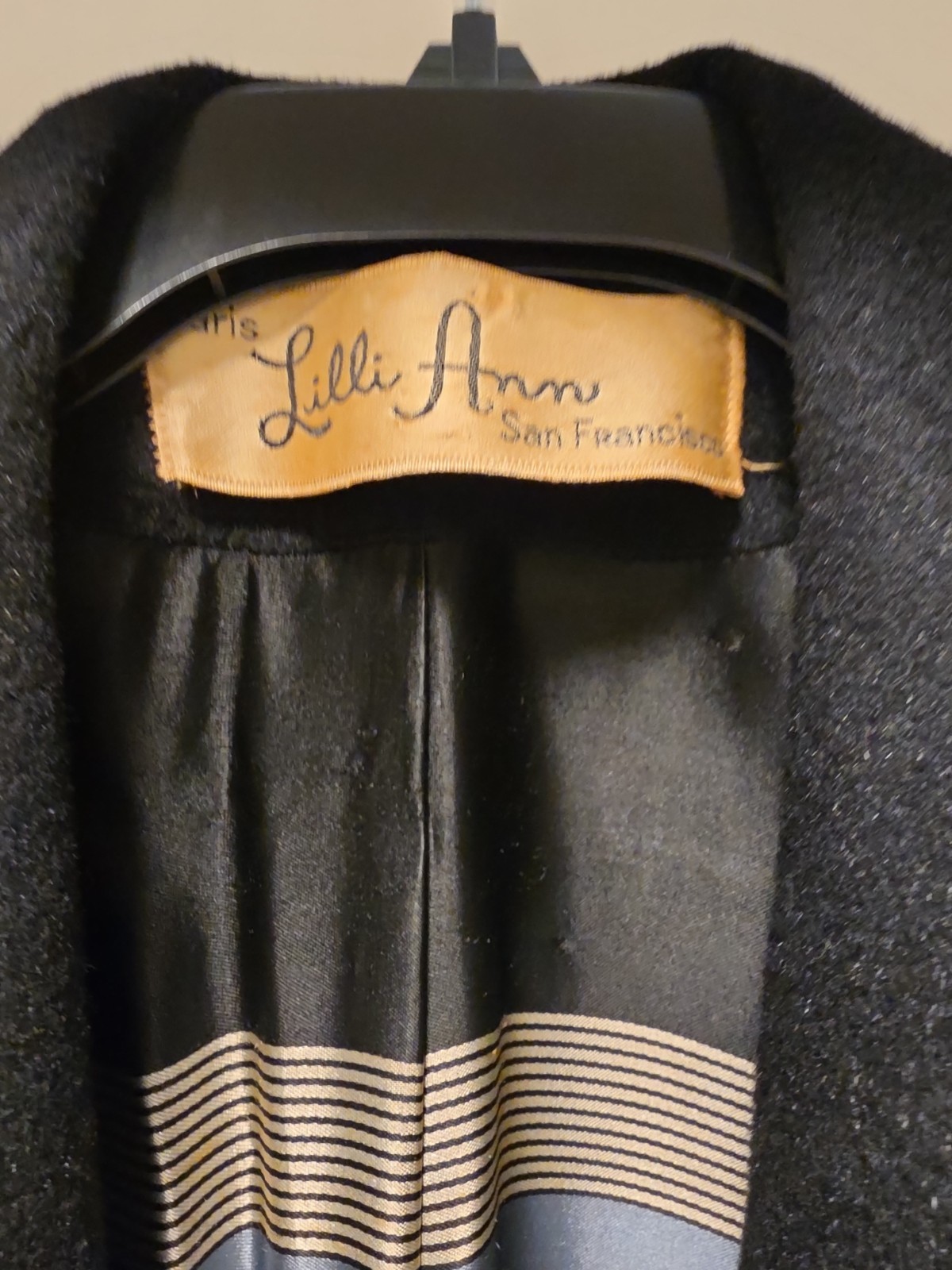 1950s Lilli Ann Blin & Blin French Wool Trench Coat Amazing Condition
