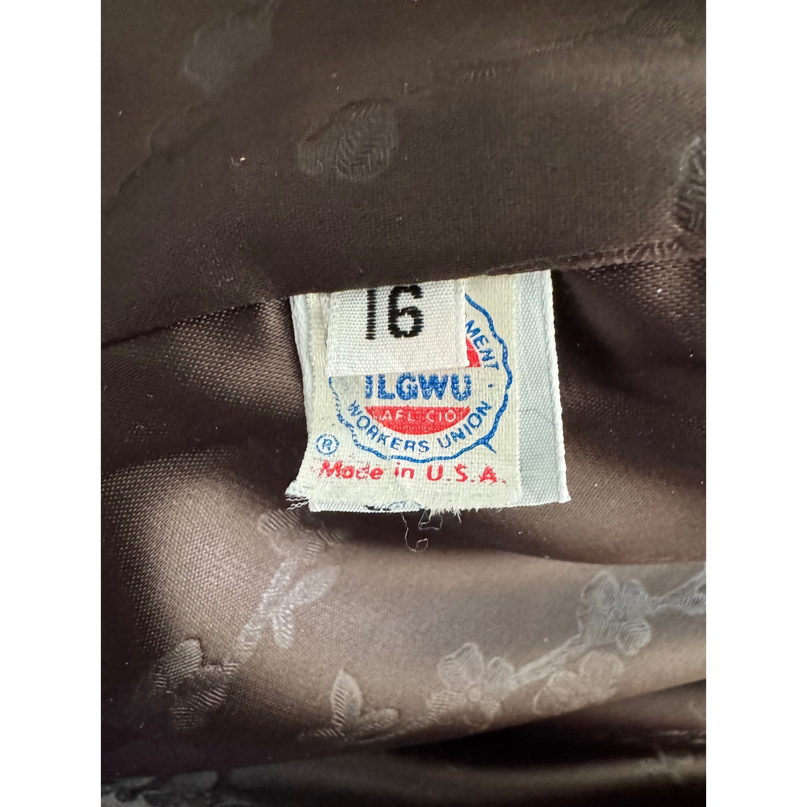 Vintage sportowne Faux Fur Jacket Brown coat USA made Orignal ZCMI tag attached