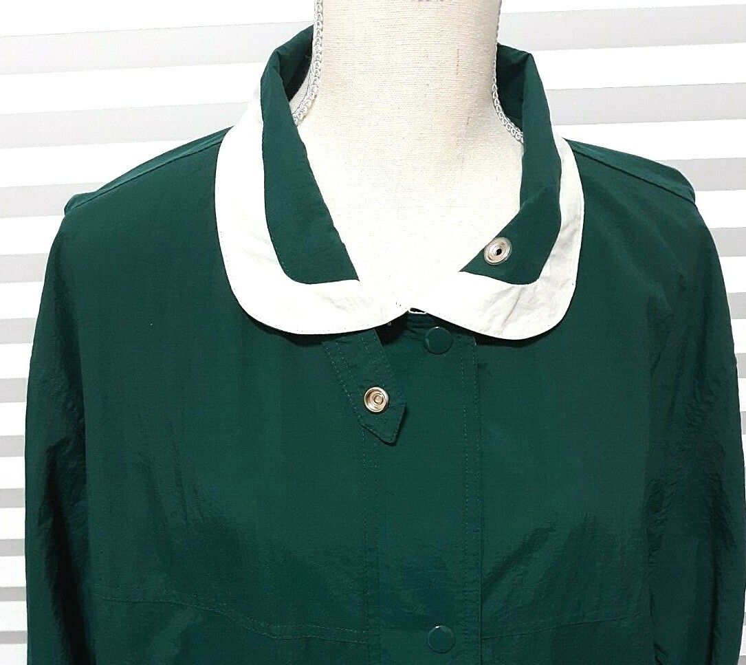 Vintage Windbreaker Nylon Jacket 1980s Andy Johns Women’s Size Medium