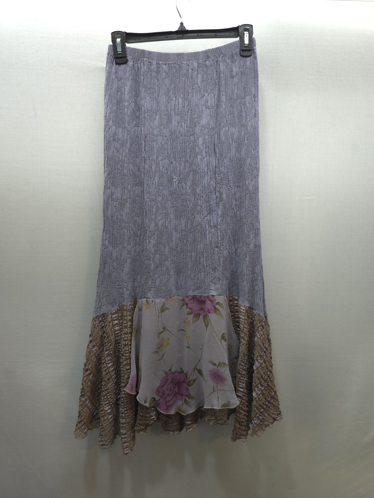 Vintage Spencer Alexis Skirt Purple Maxi Patchwork Sz 10 Womens Floral Long