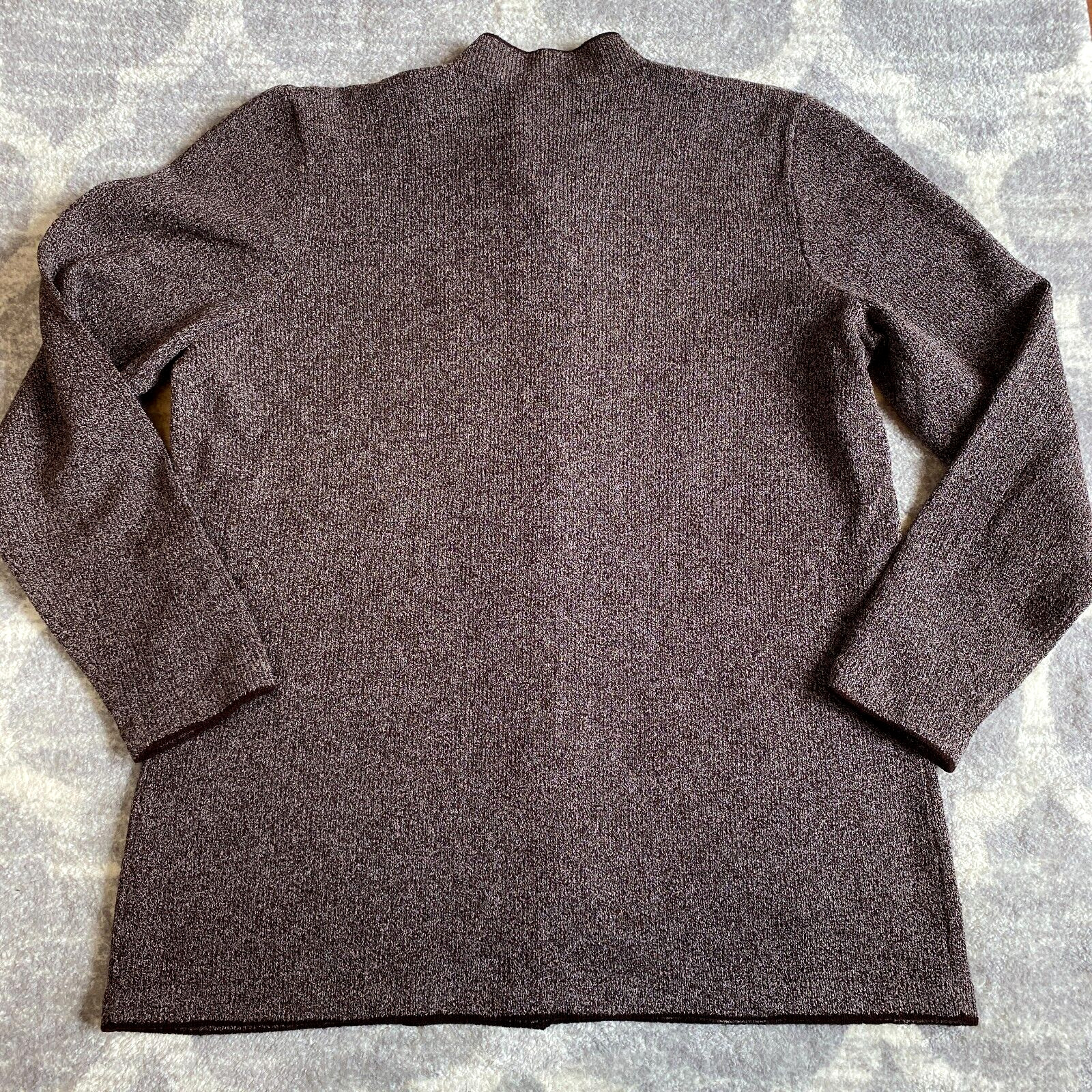 Vintage Don Sayres for Wellmore Wool Sweater Women’s Sz 10 Brown Gold Buttons