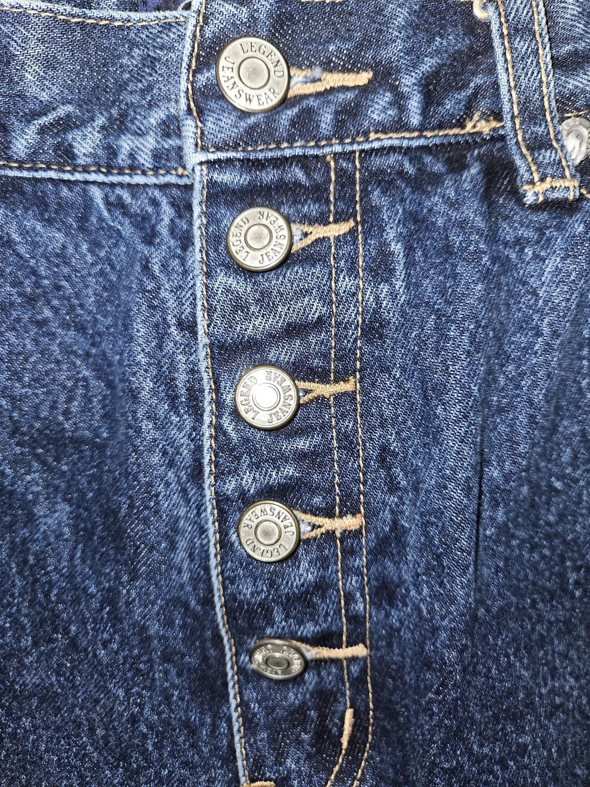 Vintage Legend BKE Jeans Women’s 32×31 Blue Supreme Fit Straight Button Fly