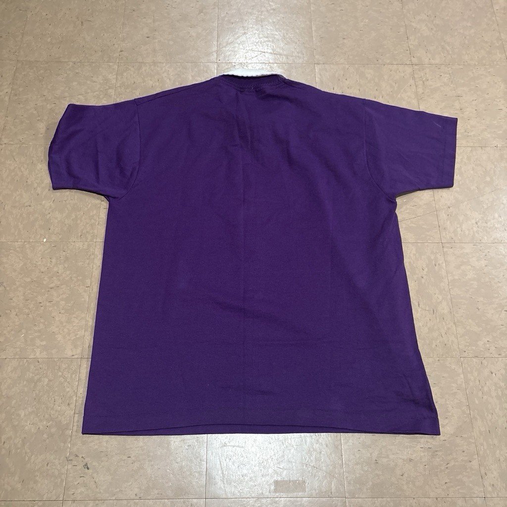 Vintage 1995 Endless Designs 'Mom’s Bouquet’ Floral Collared Purple T-Shirt XL