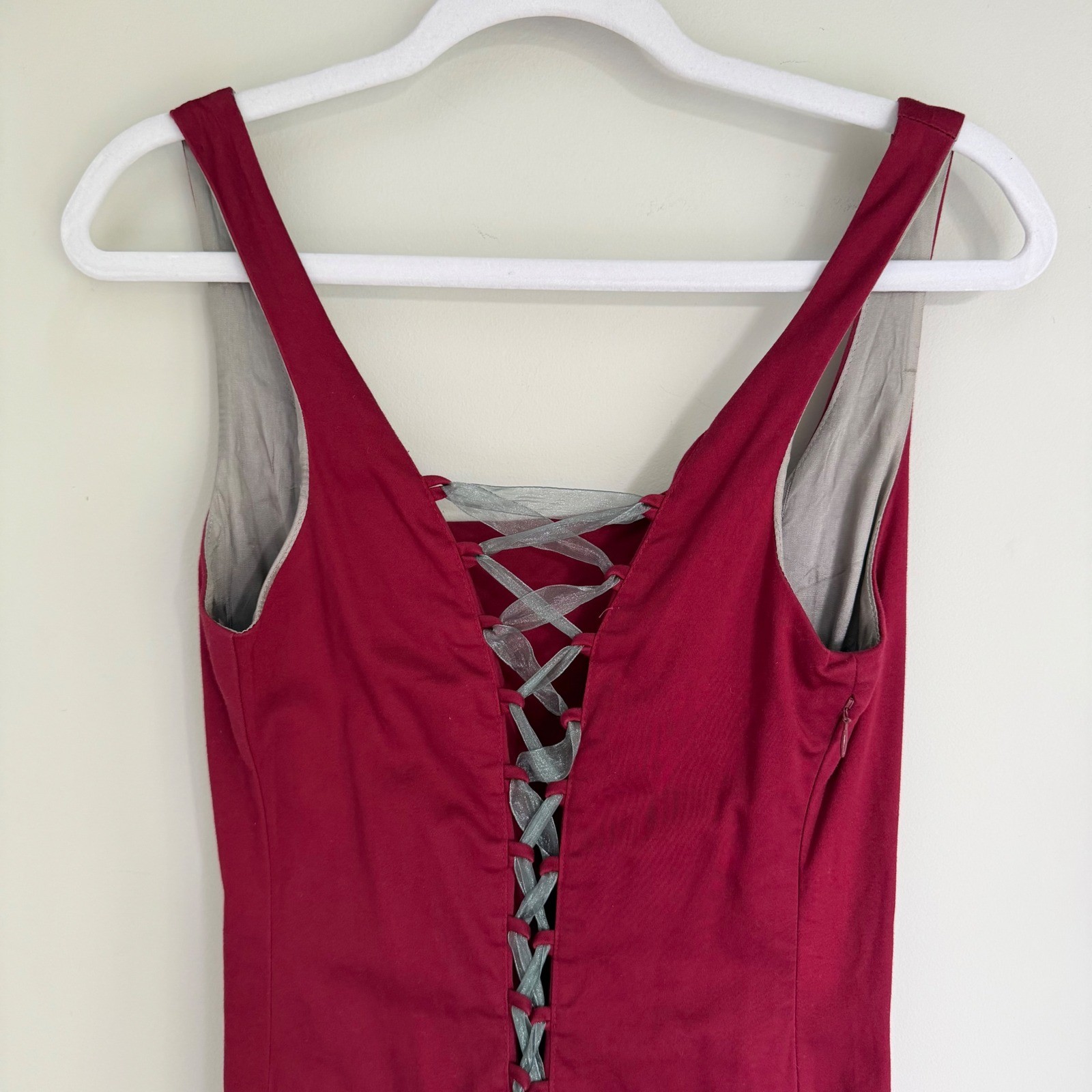 Anthropologie Ruth Corset Dress Medieval Midi Sleeveless Whimsigoth VTG Y2K 10