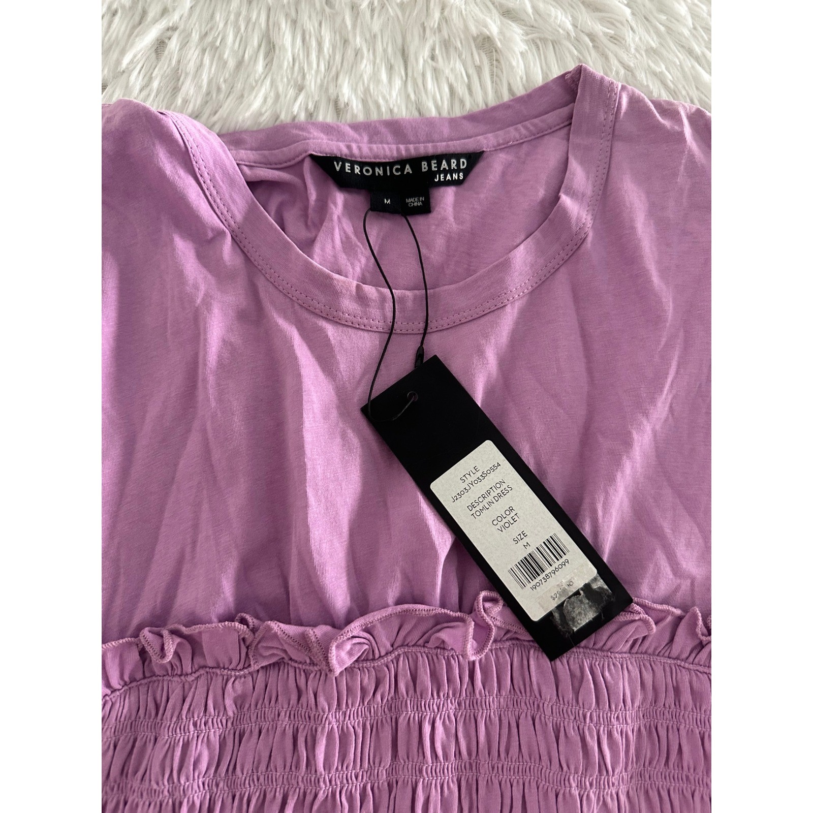 Nwt Veronica Beard Tomlin Violet Dress sz M Medium