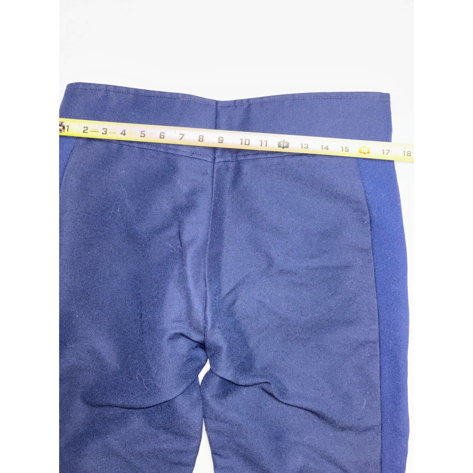 Vintage Roffe Ski Pants Womens 36 Regular Navy Blue Wool Blend Made in USA Retro