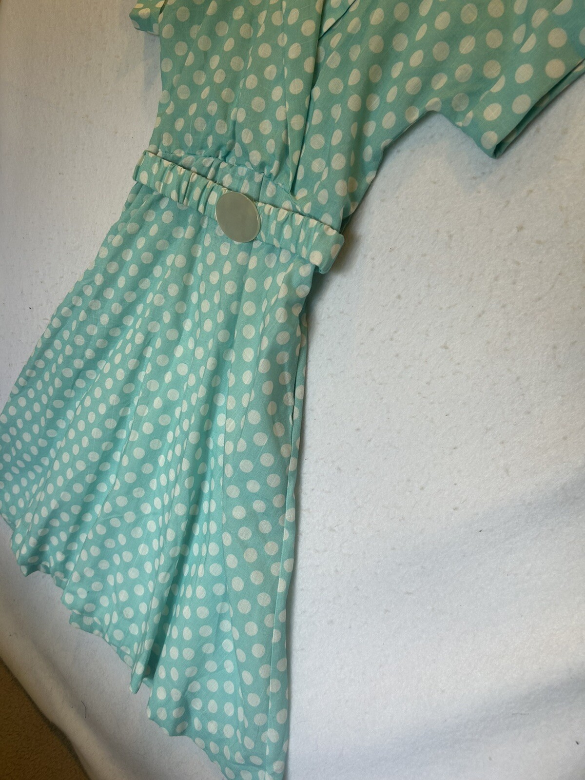 Vintage 1970s IFI Polyester Polko Dot DRESS BELT SIZE 4P Flaws U.S.A.