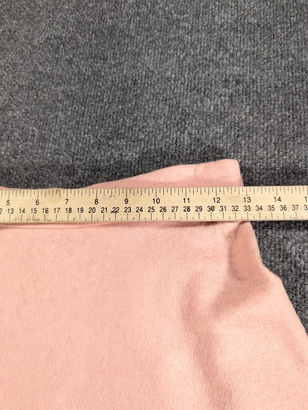 VINTAGE 1950’S Pink FELT POODLE SKIRT 13″ Waist Handmade Original