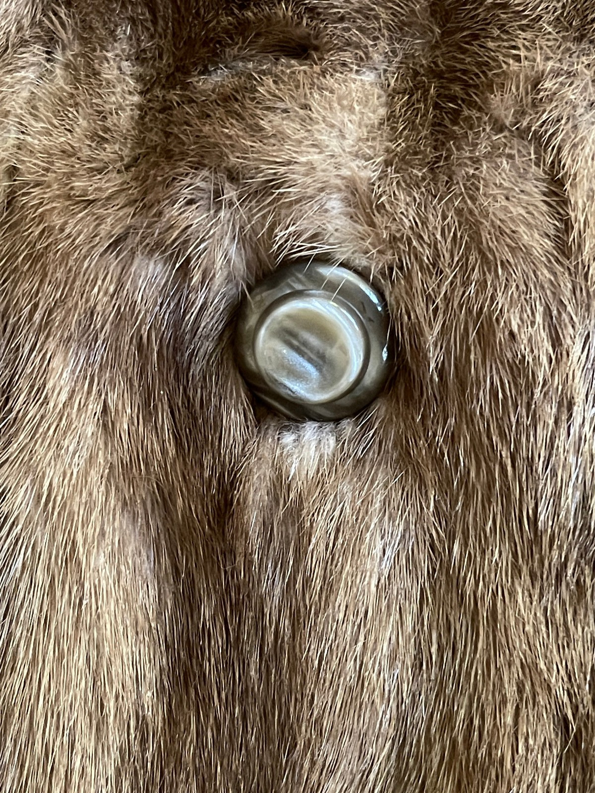 1970 Genuine Mink Jacket 3/4 Length Albrechts High End Furrier Orig Bag Belt M/L