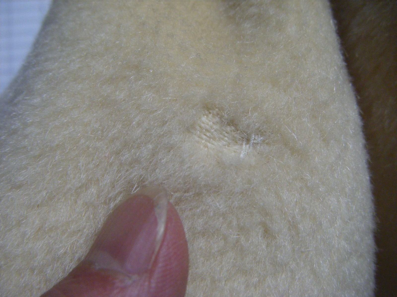 FORSTMANN Vtg 60-70s Ivory Cashmere Wool Coat w/Mink Collar-Bust 47/L