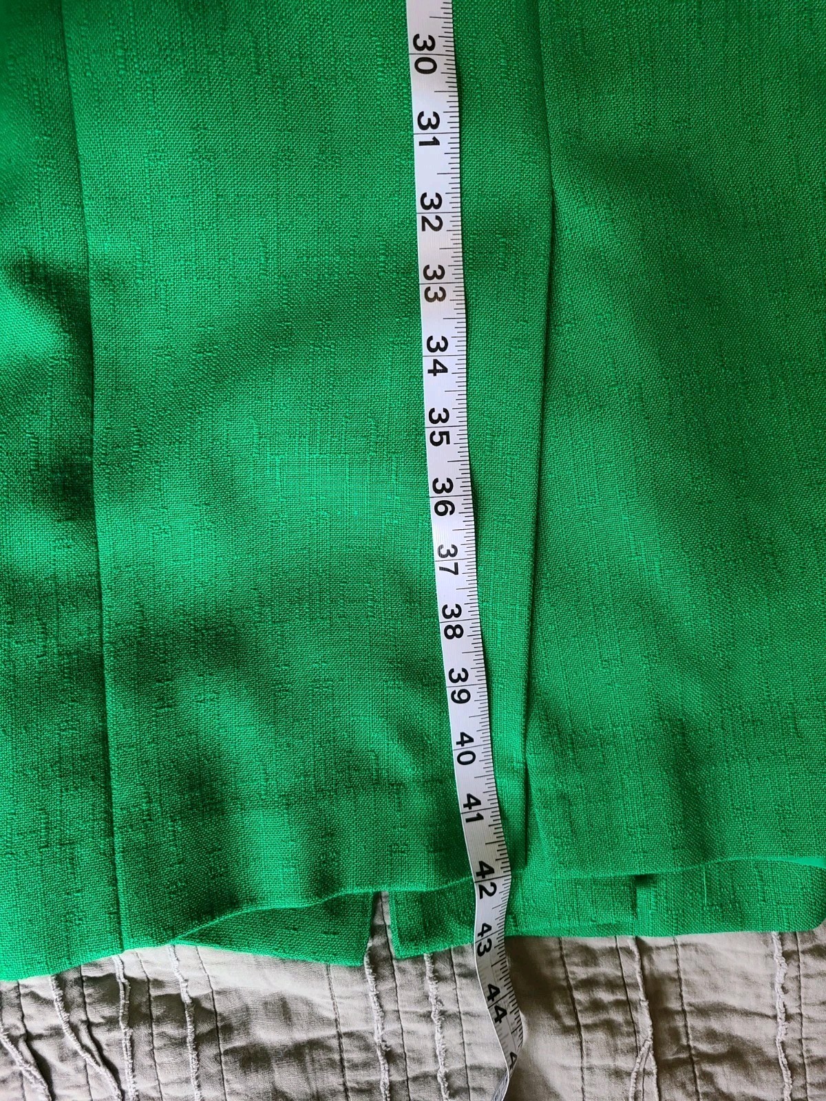 Vintage Kasper ASL Dress Kelly Green Button Up Size 14 Large Retro 80s